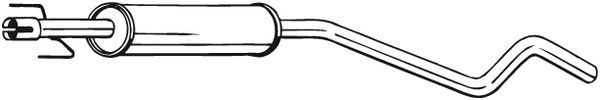 BOSAL 286-475 Centre Muffler