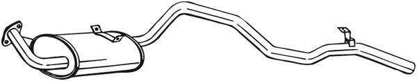 BOSAL 286-013 Rear Muffler