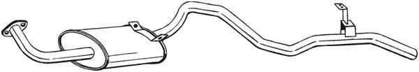 BOSAL 286-039 Rear Muffler