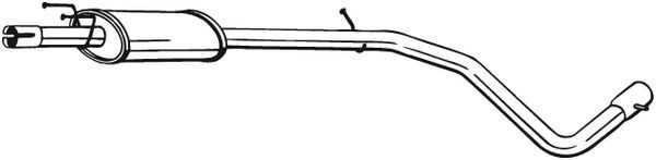 BOSAL 286-115 Centre Muffler