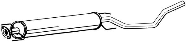 BOSAL 286-169 Centre Muffler