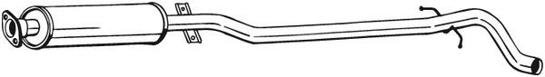 BOSAL 286-185 Centre Muffler