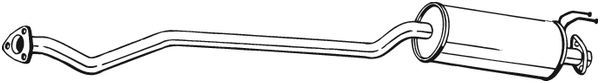 BOSAL 286-395 Centre Muffler