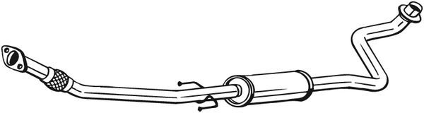 BOSAL 286-419 Centre Muffler