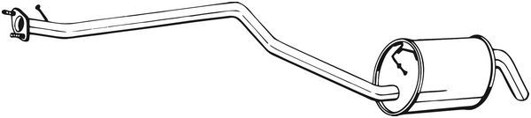 BOSAL 287-111 Centre Muffler