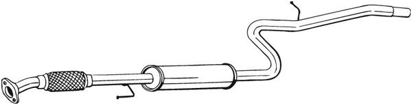 BOSAL 287-419 Centre Muffler