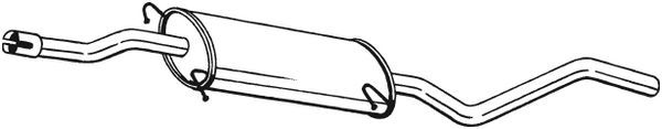 BOSAL 287-433 Centre Muffler
