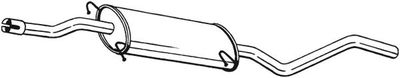 Centre Muffler BOSAL 287-433