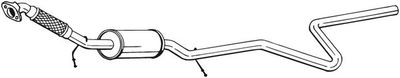 Centre Muffler BOSAL 288-027