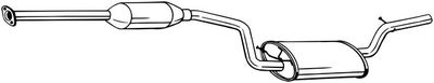 Centre Muffler BOSAL 288-203