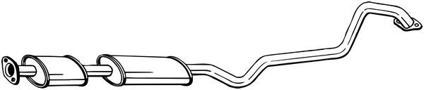 BOSAL 288-389 Centre Muffler