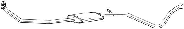 BOSAL 288-891 Centre Muffler