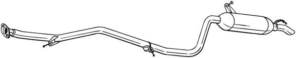 BOSAL 291-013 Rear Muffler