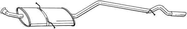 BOSAL 291-429 Rear Muffler