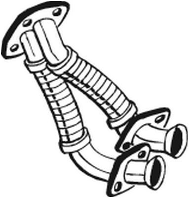 Exhaust Pipe BOSAL 730-089