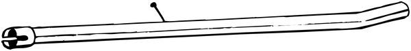 BOSAL 800-217 Exhaust Pipe