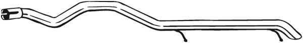 BOSAL 850-043 Exhaust Pipe