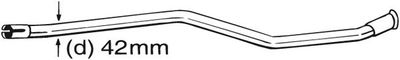 Repair Pipe, catalytic converter BOSAL 889-533