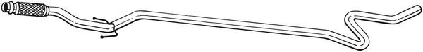 BOSAL 952-143 Exhaust Pipe