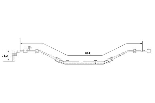 BOSCH 0 265 001 275 Sensor, wheel speed