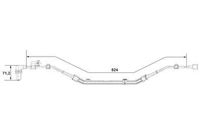 Sensor, wheel speed BOSCH 0 265 001 275