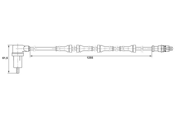 BOSCH 0 265 006 154 Sensor, wheel speed