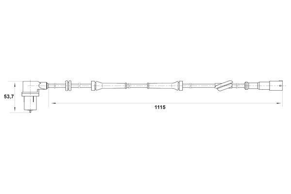 BOSCH 0 265 006 163 Sensor, wheel speed