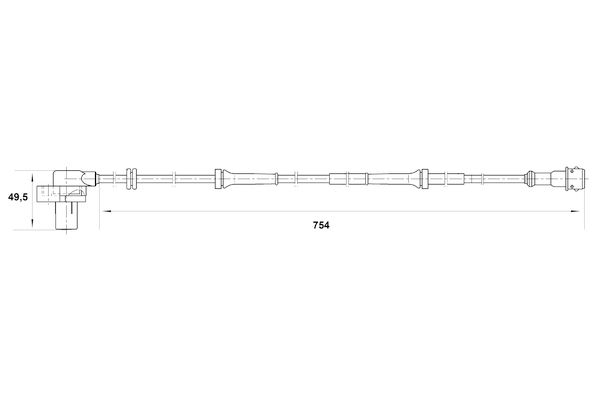 BOSCH 0 265 006 294 Sensor, wheel speed