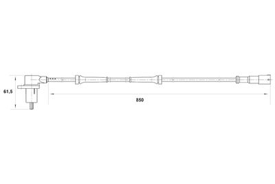 Sensor, wheel speed BOSCH 0 265 006 364