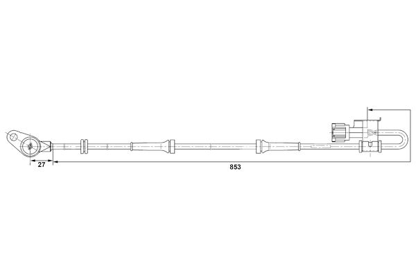 BOSCH 0 265 006 379 Sensor, wheel speed