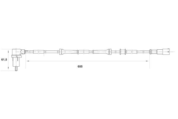 BOSCH 0 265 006 400 Sensor, wheel speed