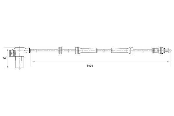 BOSCH 0 265 006 427 Sensor, wheel speed