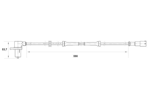 BOSCH 0 265 006 442 Sensor, wheel speed