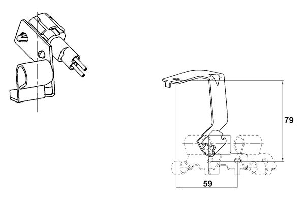 BOSCH 0 265 006 671 Sensor, wheel speed
