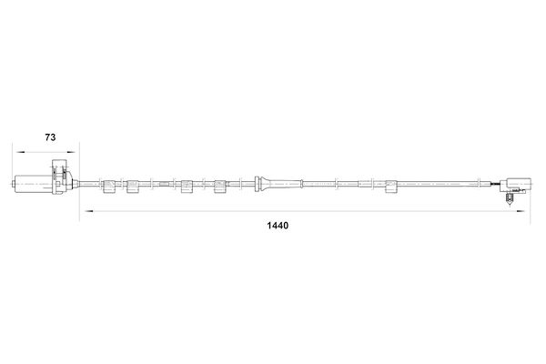 BOSCH 0 265 006 816 Sensor, wheel speed