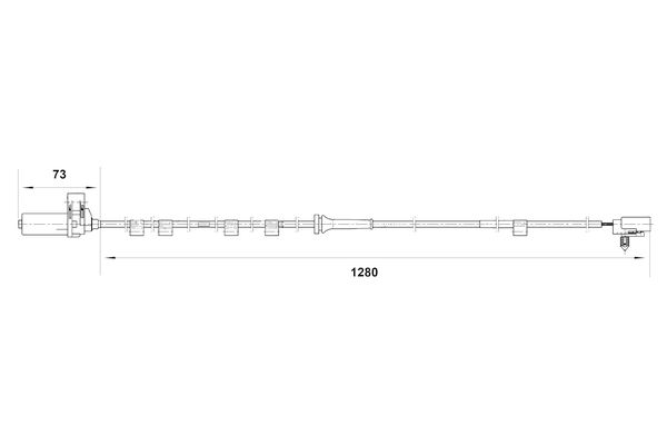 BOSCH 0 265 006 818 Sensor, wheel speed