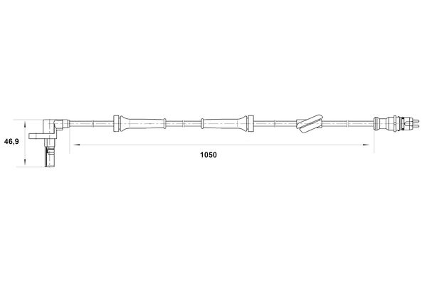BOSCH 0 265 007 033 Sensor, wheel speed