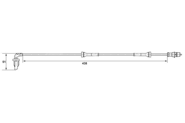 BOSCH 0 265 007 582 Sensor, wheel speed