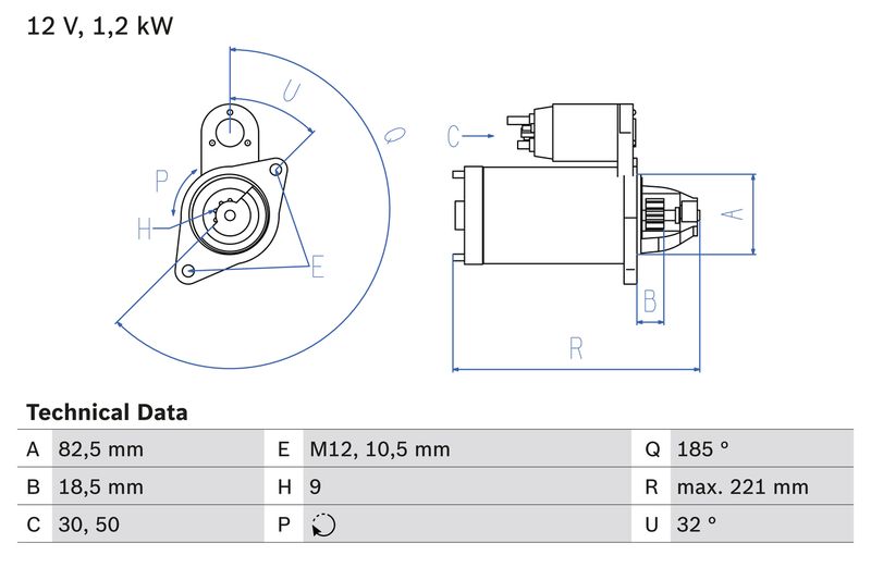 BOSCH 0 986 017 920 Starter
