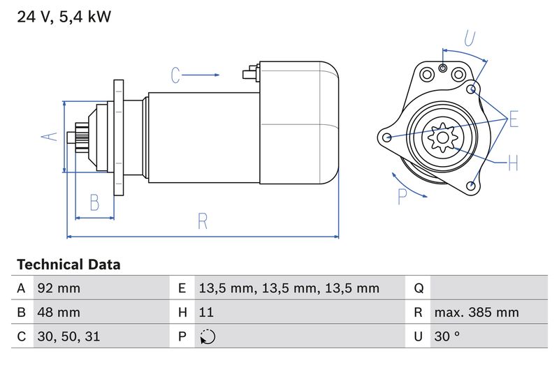 BOSCH 0 986 018 420 Starter