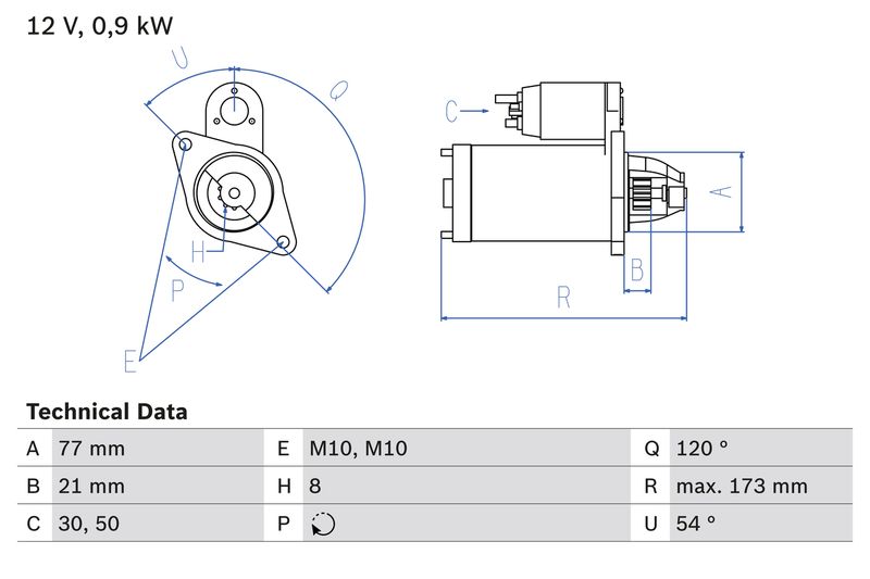 BOSCH 0 986 025 720 Starter