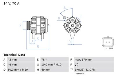 Alternator BOSCH 0 986 049 690