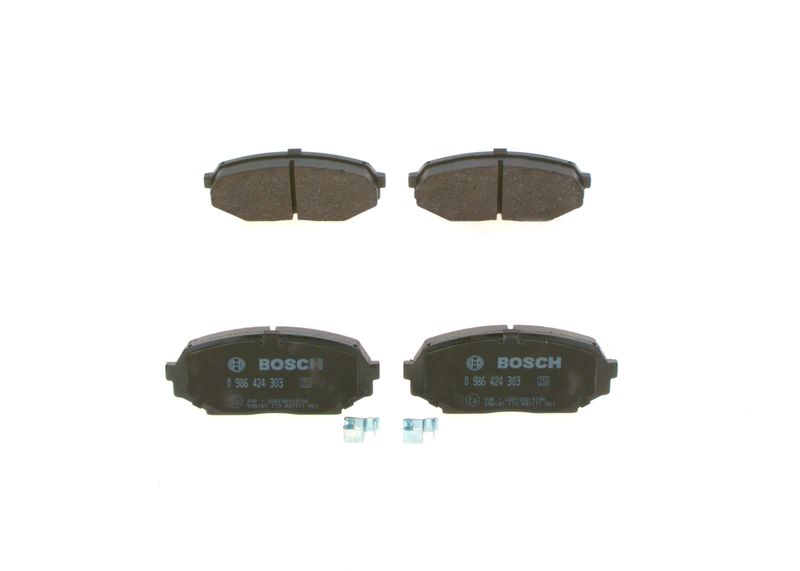 BOSCH 0 986 424 303 Brake Pad Set, disc brake