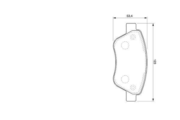 BOSCH 0 986 424 784 Brake Pad Set, disc brake