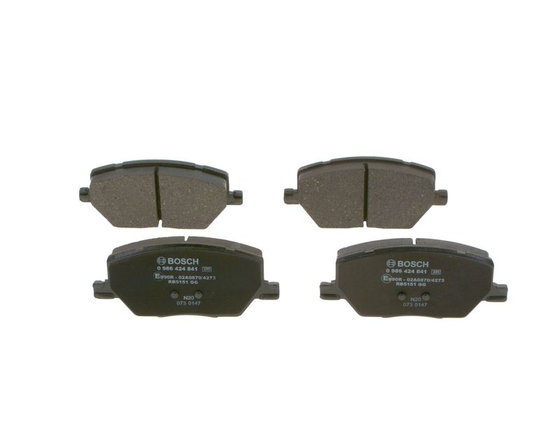 BOSCH 0 986 424 841 Brake Pad Set, disc brake