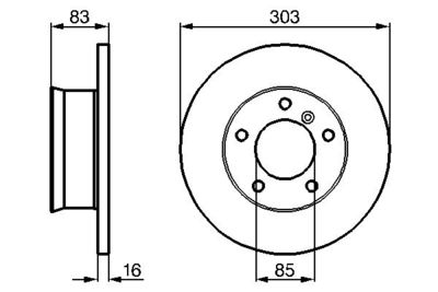 Brake Disc BOSCH 0 986 478 189