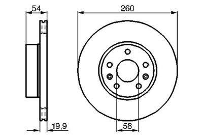 Brake Disc BOSCH 0 986 478 218