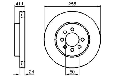 Brake Disc BOSCH 0 986 478 286