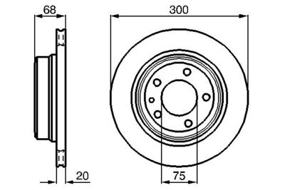 Brake Disc BOSCH 0 986 478 320