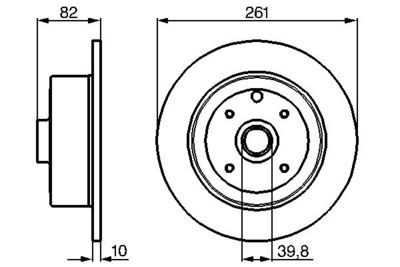 Brake Disc BOSCH 0 986 478 328